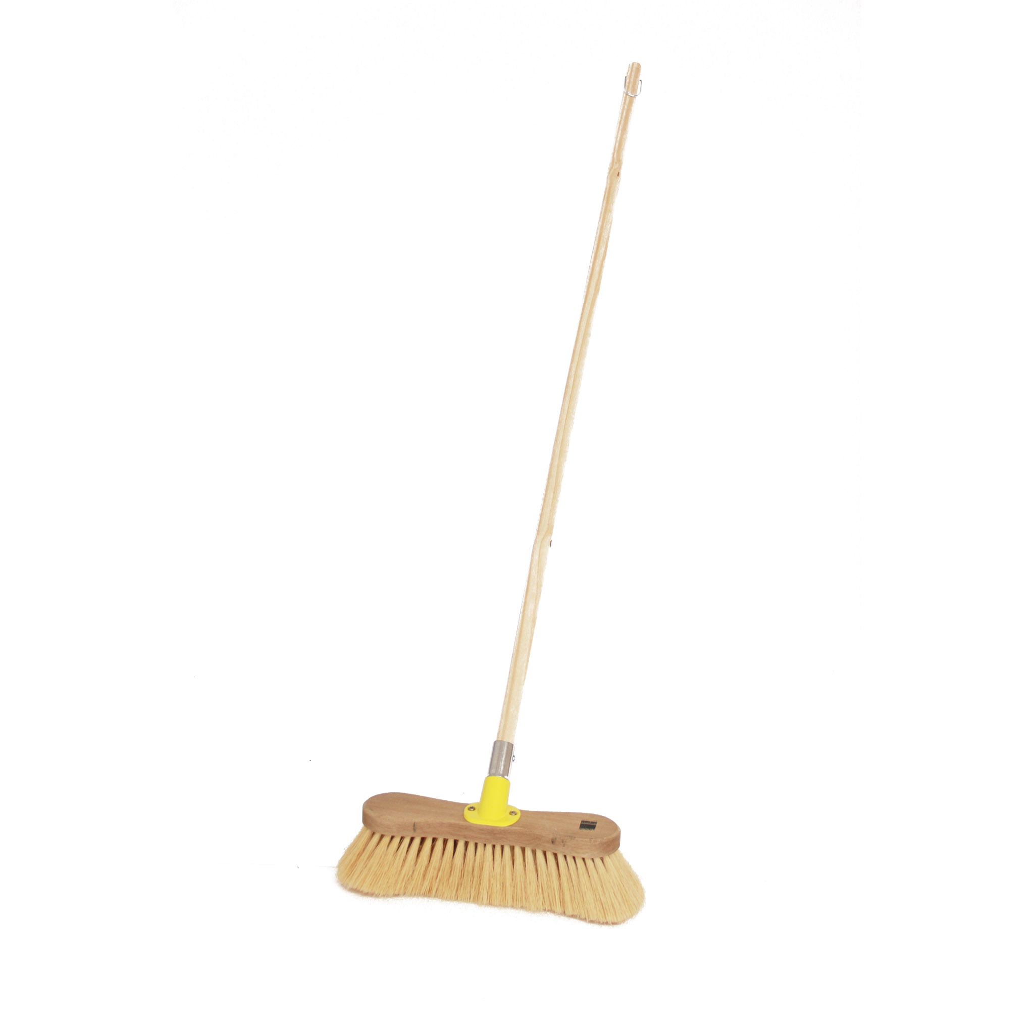 Superior Iron Wood House Broom Complete Yellow NA1275CY Brownbrush
